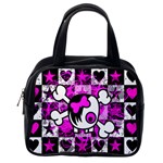 Emo Scene Girl Skull Classic Handbag (One Side)