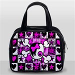 Emo Scene Girl Skull Classic Handbag (Two Sides)