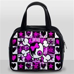 Emo Scene Girl Skull Classic Handbag (Two Sides)