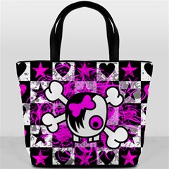 Emo Scene Girl Skull Bucket Bag from ArtsNow.com Front