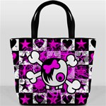 Emo Scene Girl Skull Bucket Bag