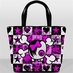 Emo Scene Girl Skull Bucket Bag from ArtsNow.com Back