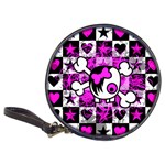 Emo Scene Girl Skull Classic 20-CD Wallet