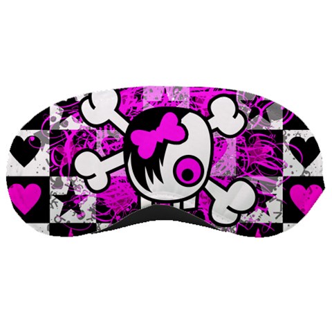 Emo Scene Girl Skull Sleeping Mask from ArtsNow.com Front