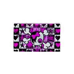 Emo Scene Girl Skull Cosmetic Bag (Small) from ArtsNow.com Back