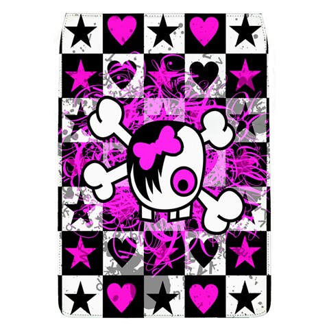 Emo Scene Girl Skull Removable Flap Cover (Large) from ArtsNow.com Front