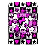 Emo Scene Girl Skull Removable Flap Cover (Large)