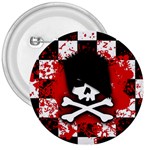 Emo Skull 3  Button