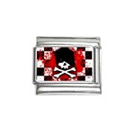 Emo Skull Italian Charm (9mm)