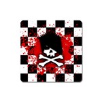 Emo Skull Magnet (Square)