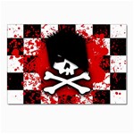 Emo Skull Postcards 5  x 7  (Pkg of 10)