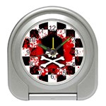 Emo Skull Travel Alarm Clock