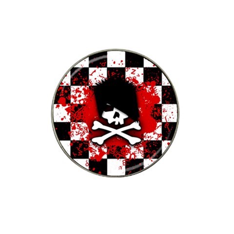 Emo Skull Hat Clip Ball Marker from ArtsNow.com Front