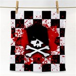 Emo Skull Face Towel