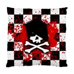 Emo Skull Cushion Case (One Side)