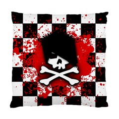 Emo Skull Cushion Case (Two Sides) from ArtsNow.com Back