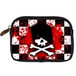 Emo Skull Digital Camera Leather Case