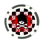 Emo Skull Poker Chip Card Guard (10 pack)