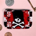 Emo Skull Mini Coin Purse