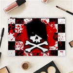 Emo Skull Cosmetic Bag (Large)