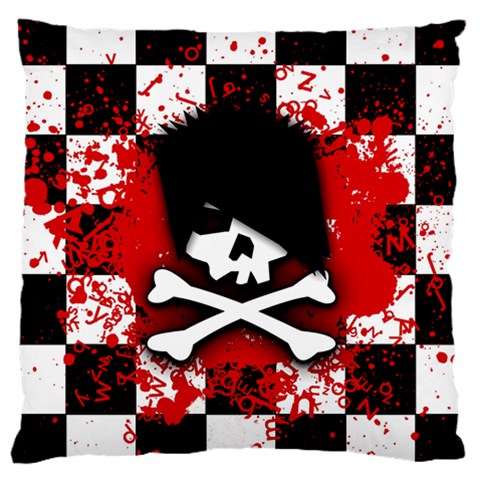 Emo Skull Large Cushion Case (One Side) from ArtsNow.com Front