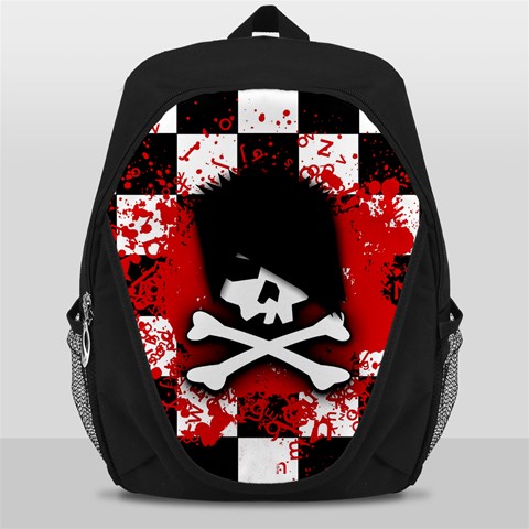 Emo Skull Backpack Bag from ArtsNow.com Front