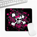 Girly Skull & Crossbones Large Mousepad