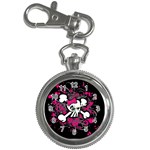 Girly Skull & Crossbones Key Chain Watch