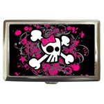 Girly Skull & Crossbones Cigarette Money Case