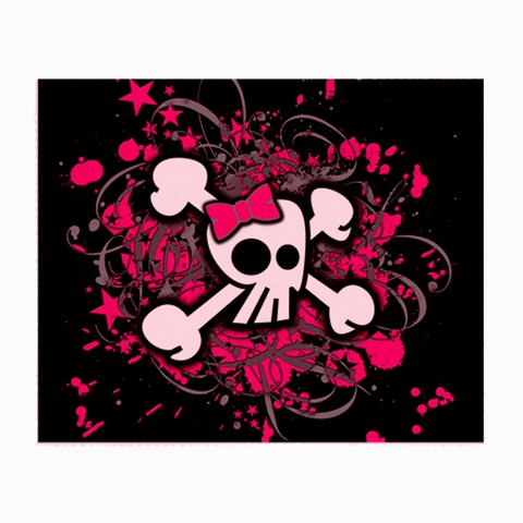 Girly Skull & Crossbones Glasses Cloth (Small) from ArtsNow.com Front