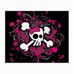 Girly Skull & Crossbones Glasses Cloth (Small)