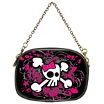 Girly Skull & Crossbones Chain Purse (One Side)