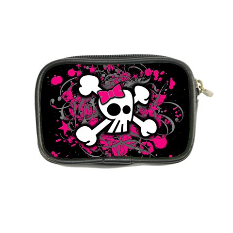 Girly Skull & Crossbones Coin Purse from ArtsNow.com Back