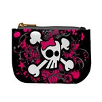 Girly Skull & Crossbones Mini Coin Purse