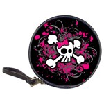 Girly Skull & Crossbones Classic 20-CD Wallet