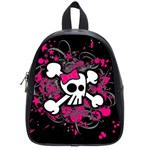 Girly Skull & Crossbones School Bag (Small)