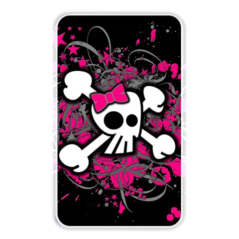 Girly Skull & Crossbones Memory Card Reader (Rectangular) from ArtsNow.com Front