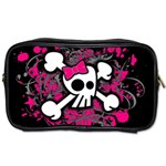 Girly Skull & Crossbones Toiletries Bag (Two Sides)