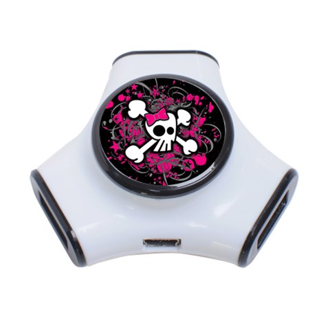 Girly Skull & Crossbones 3 Front