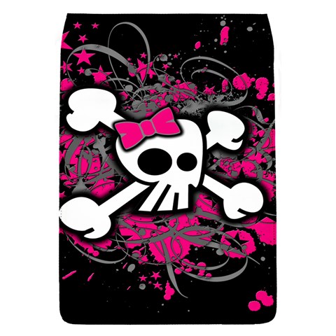 Girly Skull & Crossbones Removable Flap Cover (Small) from ArtsNow.com Front