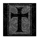 Gothic Brocade Cross Tile Coaster