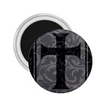 Gothic Brocade Cross 2.25  Magnet