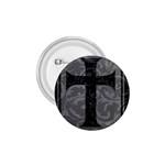 Gothic Brocade Cross 1.75  Button