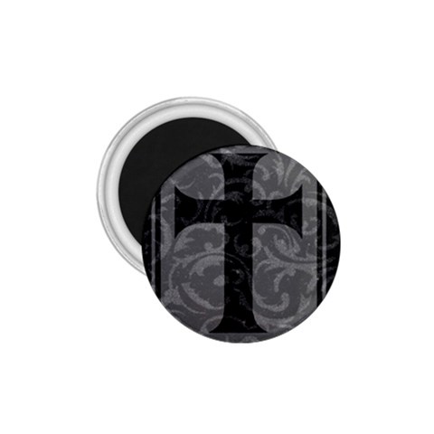 Gothic Brocade Cross 1.75  Magnet from ArtsNow.com Front