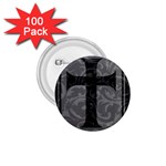 Gothic Brocade Cross 1.75  Button (100 pack) 