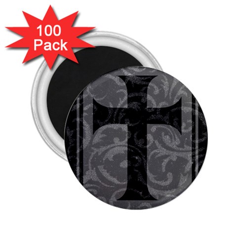Gothic Brocade Cross 2.25  Magnet (100 pack)  from ArtsNow.com Front