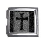Gothic Brocade Cross Mega Link Italian Charm (18mm)