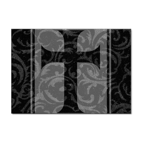 Gothic Brocade Cross Sticker A4 (10 pack) from ArtsNow.com Front
