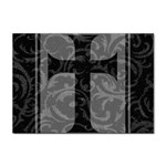 Gothic Brocade Cross Sticker A4 (100 pack)