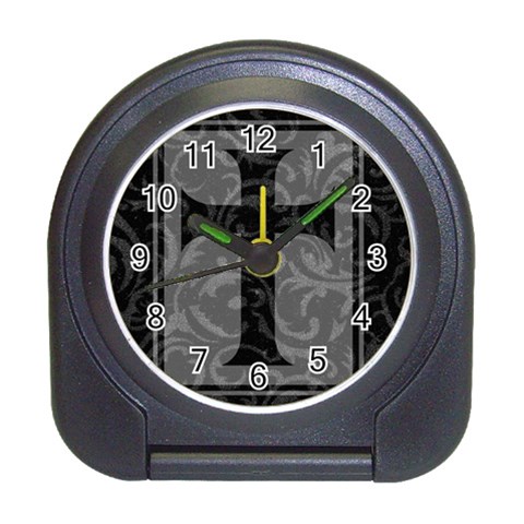 Gothic Brocade Cross Travel Alarm Clock from ArtsNow.com Front